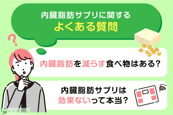 内臓脂肪サプリに関するよくある質問